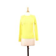 Pre-owned Cotton outerwear Michael Kors Pre-owned , Yellow , Dames