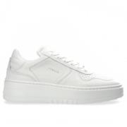 Vintage Witte Leren Platform Sneakers Copenhagen Studios , White , Dam...