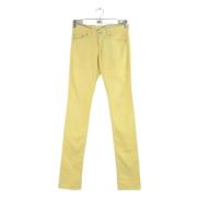Pre-owned Cotton bottoms Isabel Marant Pre-owned , Yellow , Dames
