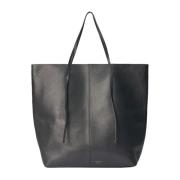 Leren Tote Tas By Herenne Birger , Black , Dames