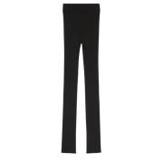 Ribgebreide Broek Rodebjer , Black , Dames