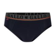 Blauwe Katoenen Briefs Gallo , Blue , Heren