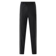 Slim Fit Stretch Dress Pants Carl Gross , Black , Heren