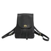 Pre-owned Leather backpacks Coach Pre-owned , Black , Dames