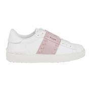 Studded Open Sneakers Valentino Garavani , White , Dames