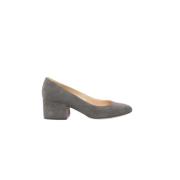 Pre-owned Suede heels Sergio Rossi Pre-owned , Gray , Dames