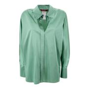 Elegante Studio Overhemden Collectie Max Mara Studio , Green , Dames