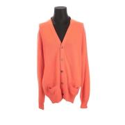 Pre-owned Wool tops Hermès Vintage , Orange , Dames