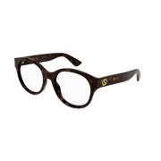 Stijlvolle Havana Frame Zonnebril Gucci , Brown , Dames