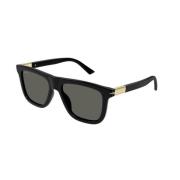 Zwart Grijs Zonnebril Gg1502S Gucci , Black , Heren