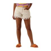 Ecru Jeans Shorts Mara-sh Harper & Yve , Beige , Dames