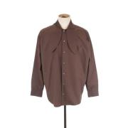 Pre-owned Cotton tops Hermès Vintage , Brown , Heren