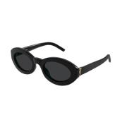 Zwarte zonnebril met SL M136 Saint Laurent , Black , Dames