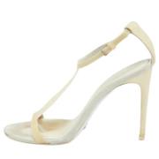 Pre-owned Fabric sandals Burberry Vintage , Beige , Dames