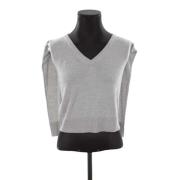 Pre-owned Wool tops Jacquemus Pre-owned , Gray , Dames