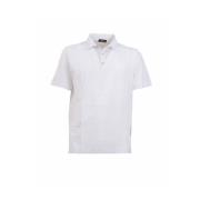 Klassieke Polo Shirt voor Mannen Herno , White , Heren