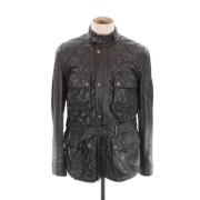 Pre-owned Leather outerwear Ralph Lauren Pre-owned , Black , Heren