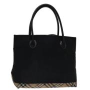 Pre-owned Fabric handbags Burberry Vintage , Black , Dames