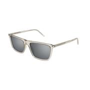 Beige Silver Zonnebril SL 668 Saint Laurent , Beige , Dames