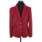 Pre-owned Wool outerwear Armani Pre-owned , Red , Dames