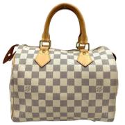 Pre-owned Canvas louis-vuitton-bags Louis Vuitton Vintage , White , Da...