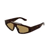 Vintage Havana Yellow Zonnebril Gg1591S Gucci , Brown , Dames