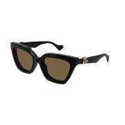 Zwart Transparante Zonnebril Gg1542S 001 Gucci , Black , Dames