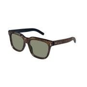 Blauw Groene Zonnebril Gg1523S Model Gucci , Blue , Unisex