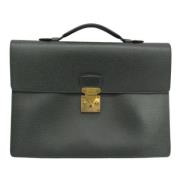 Pre-owned Leather louis-vuitton-bags Louis Vuitton Vintage , Green , D...