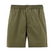 Militaire Stijl Shorts Groen Aspesi , Green , Heren