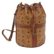 Pre-owned Leather shoulder-bags MCM Pre-owned , Brown , Dames