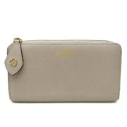 Pre-owned Leather wallets Louis Vuitton Vintage , Beige , Dames