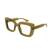 Geel Montuur Zonnebril Gg1554O 004 Gucci , Yellow , Unisex