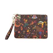 Magic Circus Bruine Handtas Guidi , Multicolor , Dames