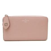 Pre-owned Leather wallets Louis Vuitton Vintage , Pink , Dames