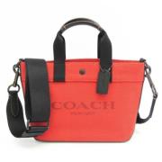 Pre-owned Leather handbags Coach Pre-owned , Red , Dames