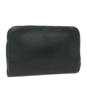 Pre-owned Leather clutches Louis Vuitton Vintage , Black , Dames