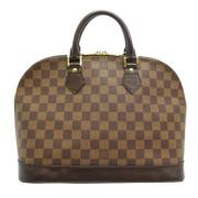 Pre-owned Canvas louis-vuitton-bags Louis Vuitton Vintage , Brown , Da...