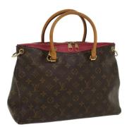 Pre-owned Canvas handbags Louis Vuitton Vintage , Brown , Dames