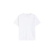 Witte Katoenen T-shirt met Ronde Hals Dries Van Noten , White , Heren