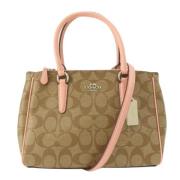 Pre-owned Canvas handbags Coach Pre-owned , Beige , Dames