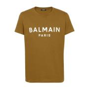 T-Shirts Balmain , Green , Heren