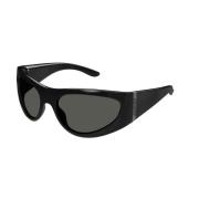 Zwart Grijs Zonnebril Gg1575S Model Gucci , Black , Heren