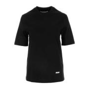 Klassiek Zwart Katoenen T-Shirt Jil Sander , Black , Dames