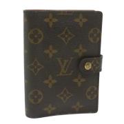 Pre-owned Canvas home-office Louis Vuitton Vintage , Brown , Dames