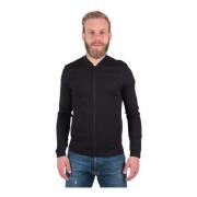 Zwarte Sweatjacke Gunnar Kiefermann , Black , Heren