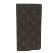 Pre-owned Canvas wallets Louis Vuitton Vintage , Brown , Dames