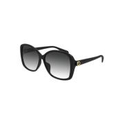 Stijlvolle zonnebril met Indeterminado frame Gucci , Black , Dames