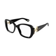 Zwarte Frame Zonnebril Chloé , Black , Unisex