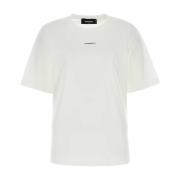 Klassiek Wit Katoenen T-Shirt Dsquared2 , White , Dames